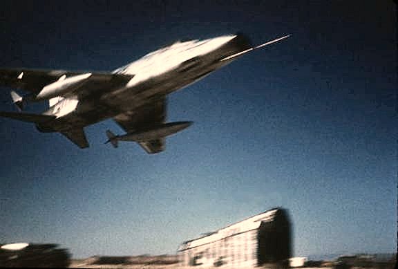 F-100 Chase Plane