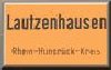 Lautzenhausen Town Sign