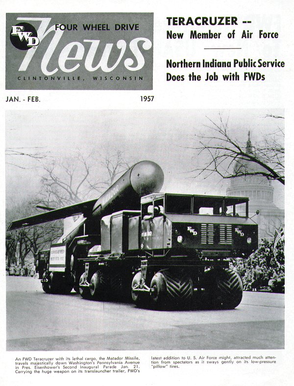 Cover of FWD News - Jan - Feb 1957