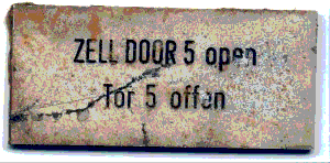 Cell Door Open Plaque
