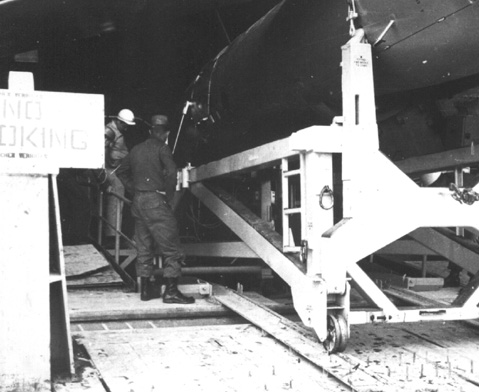 Loading the bird
