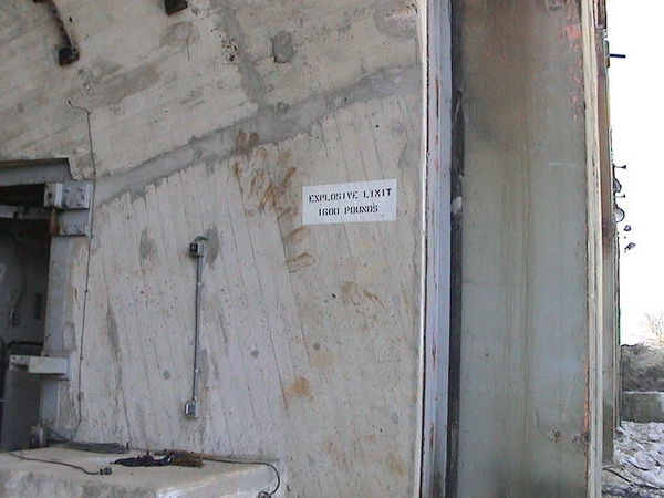Inside the launch bay