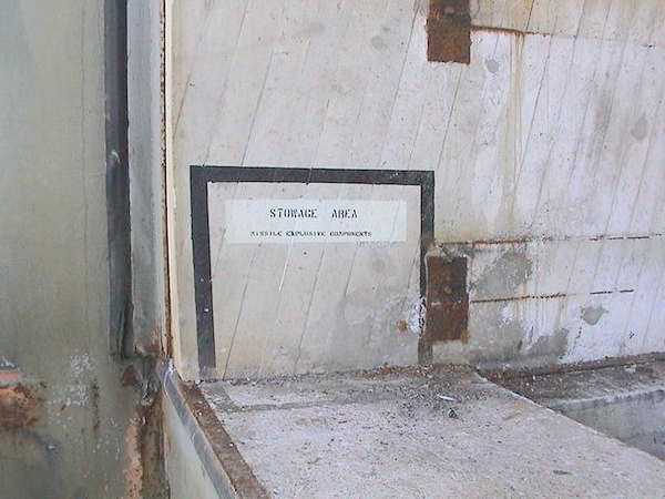 Inside a launch bay