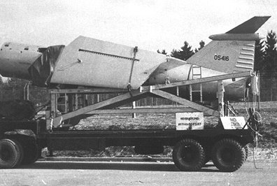 Mace B in transport position