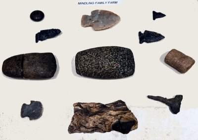 Artifacts from the Mindling Farm, Washington County. Ohio